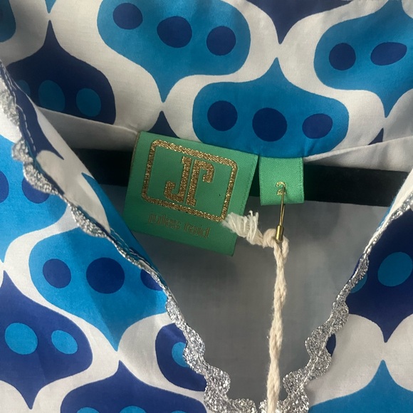 Jules Reid The Beatrice Dress Blue Lantern - Picture 4 of 7